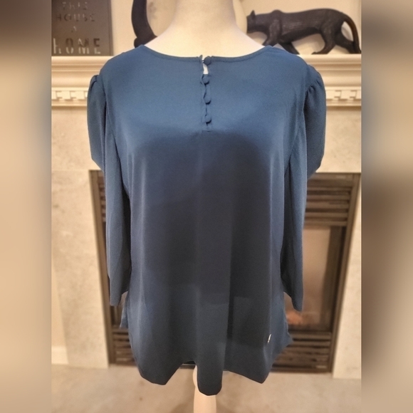 Adrienne Vittadini Tops - Adrienne Vittadini Blue Blouse NWT